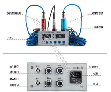 LC1000双通道振动监测仪